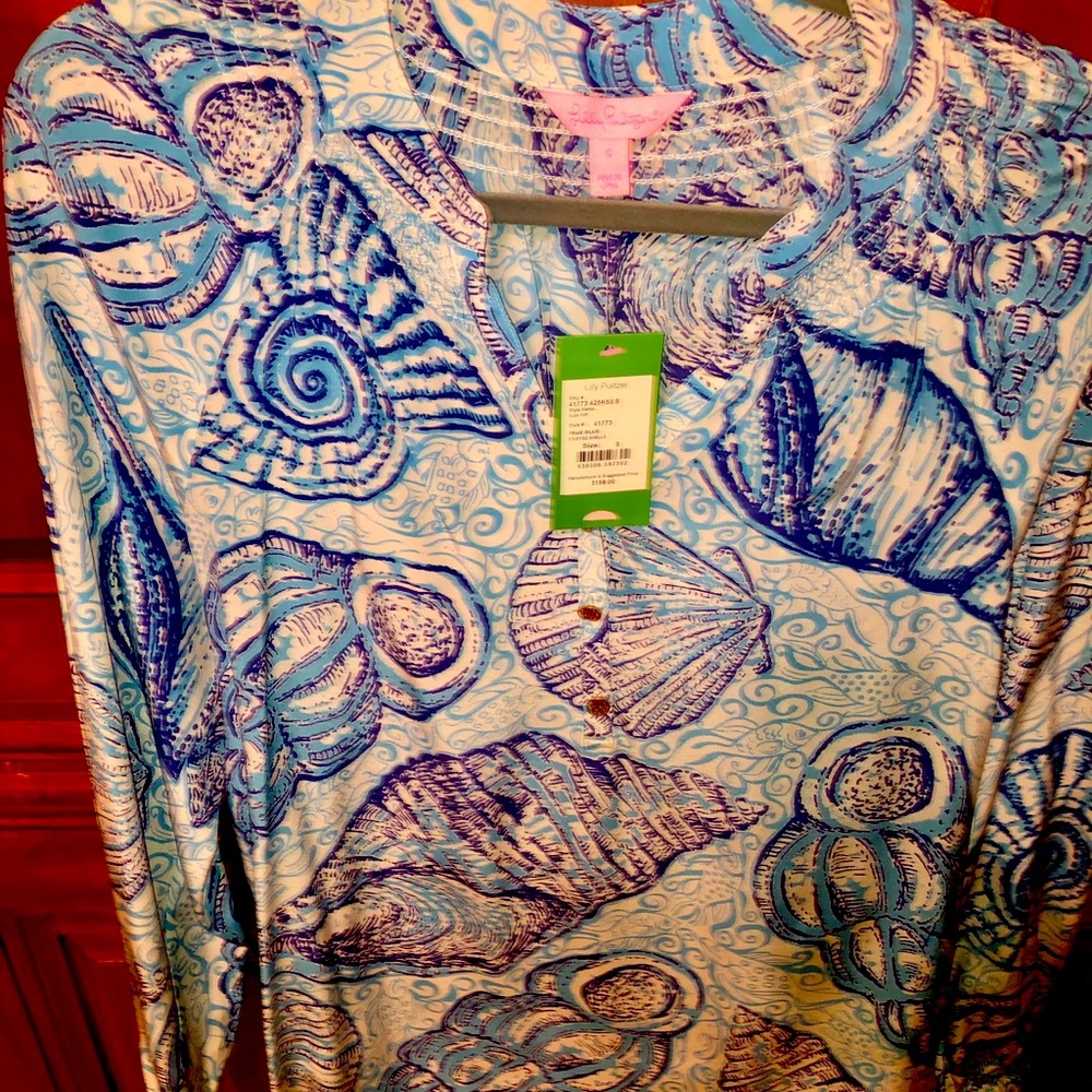 Lilly Pulitzer NWT silk blouse. Small